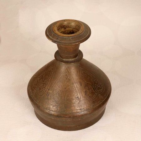 Decorative Vintage Brass Hookah Base for Flower Decoration