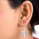 Hanging Leaf 92.5 Sterling silver Earrings For Girls