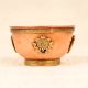 Vintage Handmade Copper Brass Bowl with Engraving