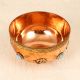 Handcrafted Copper Brass Bowl with Engraving for Decoration