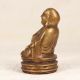 Handmade Vintage Brass Laughing Buddha in Chinese Art
