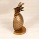 Small Vintage Brass Half Pineapple for Home Decoration