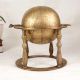 Decorative Handmade Brass Islamic Art Globe for Collection