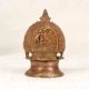 Traditional Indian Brass Gajlakshmi Oil Lamp for Prayer Room
