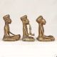 Handmade Finest Brass Musicians Statue for Decoration in Set of 3