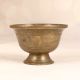 Handmade Finest Brass Kumkum Tilak Cup in Brown Finish