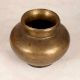 Plain Brown Finish Brass Holy Water Pot for Rituals