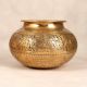 High-Quality Brass Engraved Cooking Pot for Flower Decoration