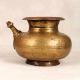 Vintage Finish Brass Holy Water Pot with Spout for Rituals