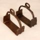 Handcrafted High-Quality Brass Horse Stirrups for Decoration in Pair