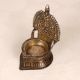 Vintage Finish Handmade Gajalaxmi Oil Lamp Made of Brass