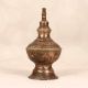 Gujarati Art Vintage Brass Oil Lamp for Prayer Room