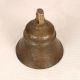 Vintage Handcrafted Temple Bell with Loop Made of Brass