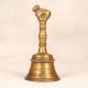Indian Traditional Himalayan Art Temple Bell Made of Brass