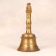 Indian Traditional Himalayan Art Temple Bell Made of Brass