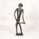 High-Quality Brass Tribal Man Figure Statue for Decoration