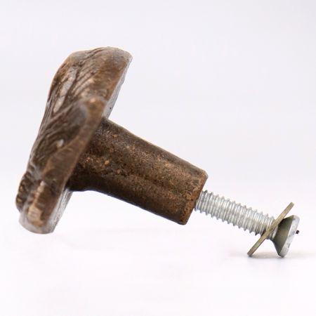 Antique Fox Metal Cabinet Knobs