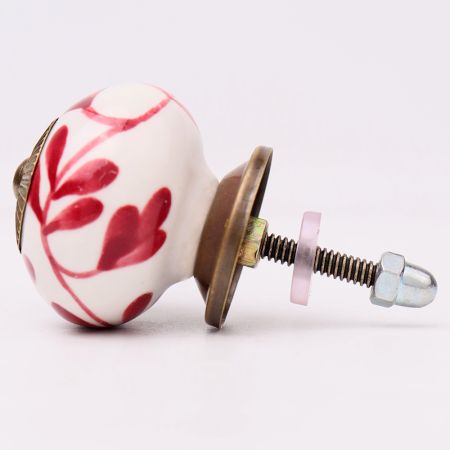 Red Flower Knob