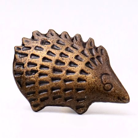Antique Hedgehog Iron Cabinet Knob