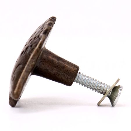 Antique Hedgehog Iron Cabinet Knob