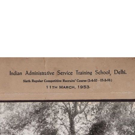 Group Paper Photo of Indian Administrative Service Training School Delhi