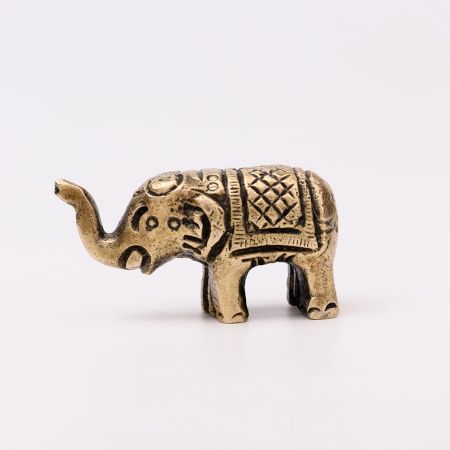 Brass Gold Elephant Incense Holder Stand