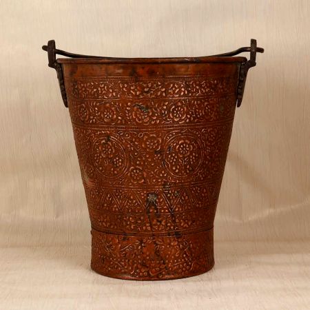 Vintage Finish Handmade Bucket Made of High-Quality Copper