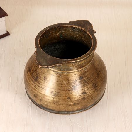 South Indian Handcrafted Holy Water Pot Made of Finest Brass