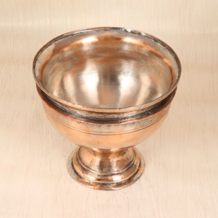 Beautiful Copper Handmade Pot in Vintage Finish for Decor