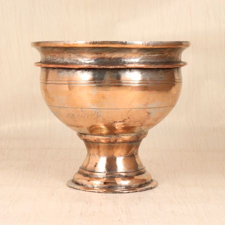 Beautiful Copper Handmade Pot in Vintage Finish for Decor