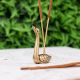 Brass Swan Incense Holder