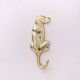 Brass Polish Dog Tail Wall Hook