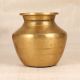 Plain Brown Finish Handmade Holy Water Pot Made of Finest Brass