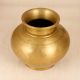South Indian Plain Finish Holy Water Pot Made of High-Quality Brass