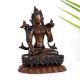 Vintage Copper Goddess Tara Statue in Tibetan Art