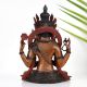 Handmade Tibetan Art Chenrezig Buddhist Deity Statue Made of Copper