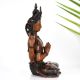 Handmade Tibetan Art Chenrezig Buddhist Deity Statue Made of Copper