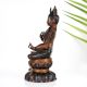Vintage Buddhist Deity Avalokiteshvara Padmapani Copper Statue