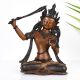 Handmade Goddess Manjushri Copper Statue in Tibetan Art