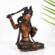 Handmade Goddess Manjushri Copper Statue in Tibetan Art