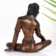 Vintage Tibetan Goddess Parvati Copper Statue for Prayer Room