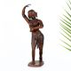 Beautiful Dancing Goddess Parvati Copper Statue for Home Decor