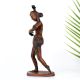 Beautiful Dancing Goddess Parvati Copper Statue for Home Decor