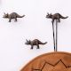 Antique Modern Iron Rhinoceros Wall Hooks-Pack of 3
