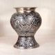 Nickel Plated Silver Finish Copper Water Pot with Spout for Rituals