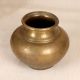 Brown Finish Plain Holy Water Pot Made of High-Quality Brass