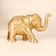 Handcrafted Engraved Brass Elephant Statue for Vintage Collection