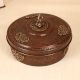 Nepalese Art Handcrafted Copper Metal Box for Decoration