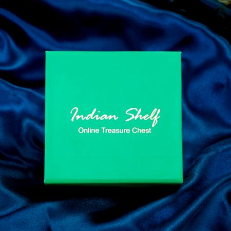 Handmade Oxidized Silver Goddess Face Drum Jhumkis With Pearl And Green Bead Tassels