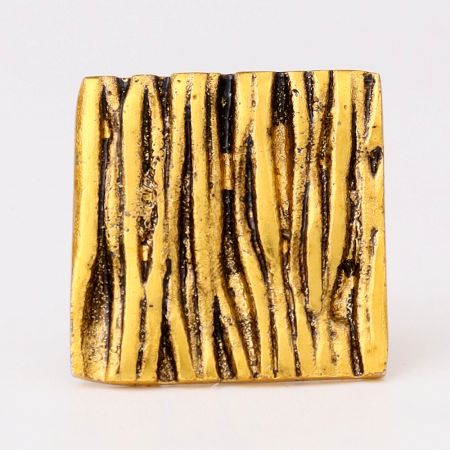 6 Pieces Antique Golden Aluminium Cabinet Knobs